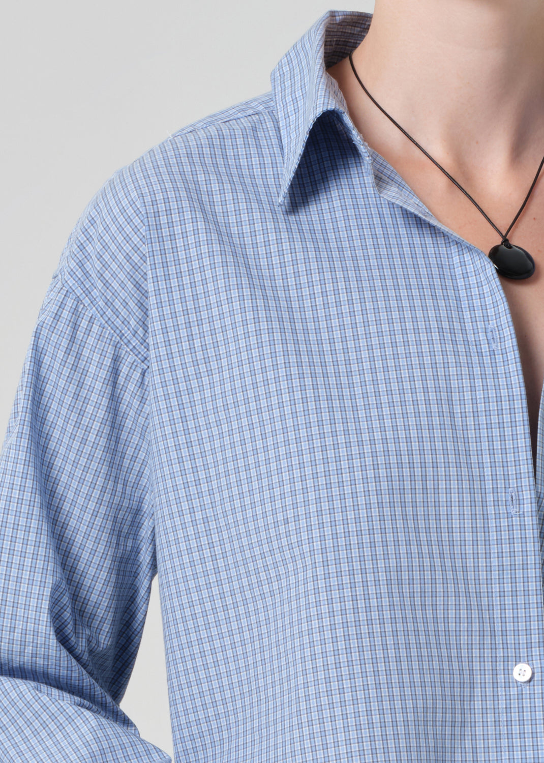 ANA CROPPED BUTTON UP SHIRT