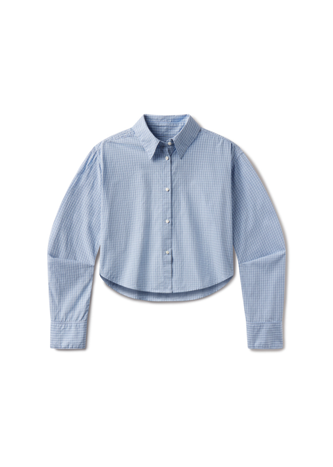 ANA CROPPED BUTTON UP SHIRT