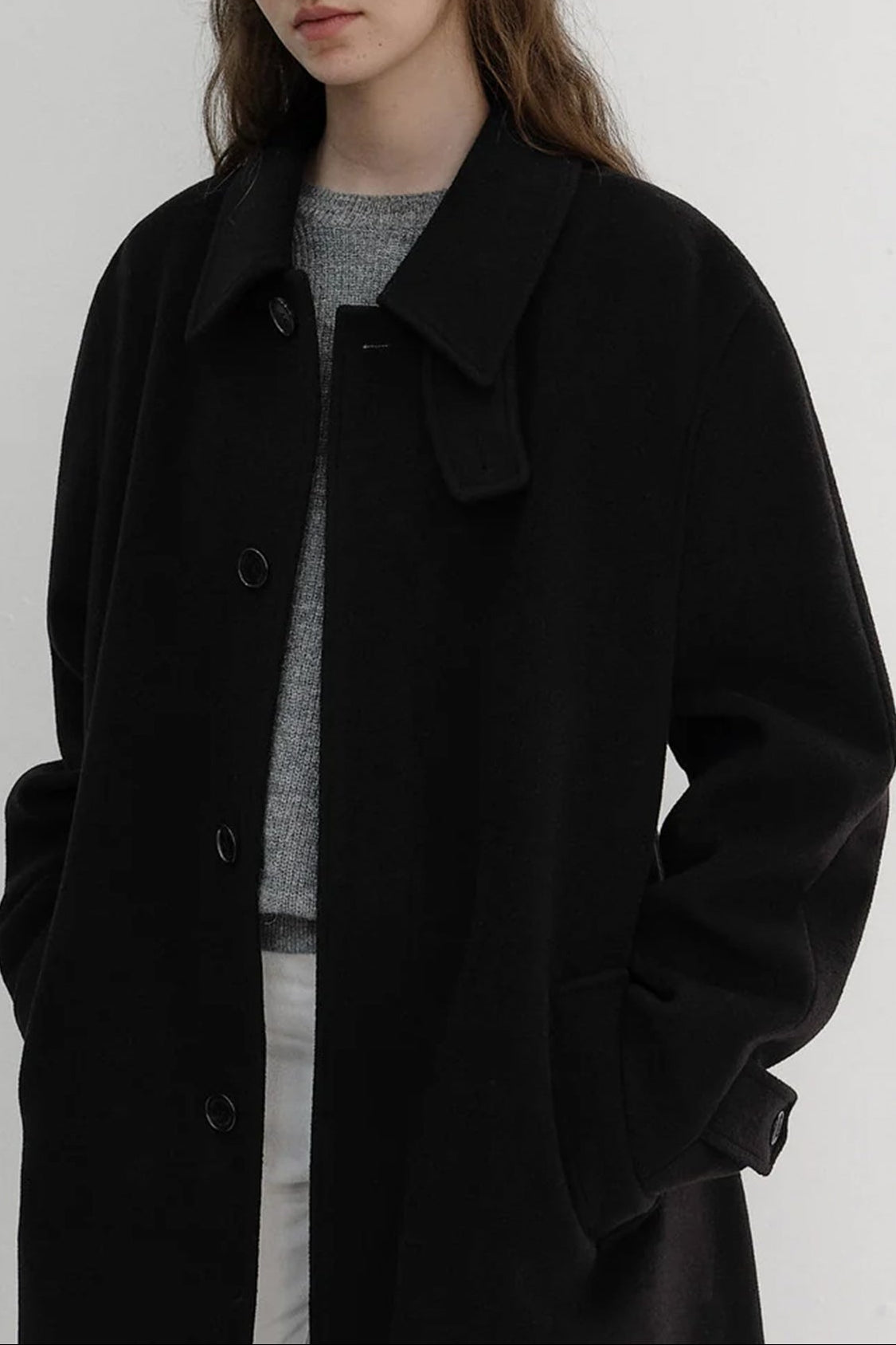 UNISEX BELTED CASHMERE MAC COAT