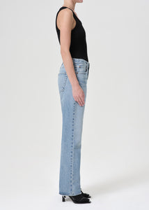    Agolde Kelly high rise relaxed straight leg jean harmonic indigo | Pipe and Row