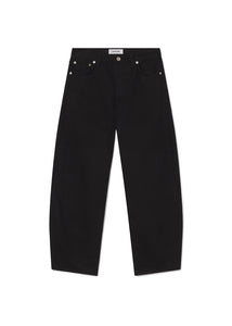 Agolde denim curve Luna pieced jean black cover | Pipe and Row Seattle