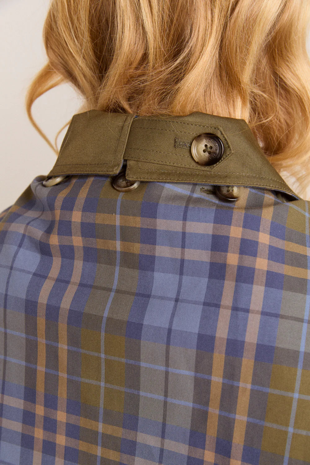 JERRY CROP TRENCH COAT