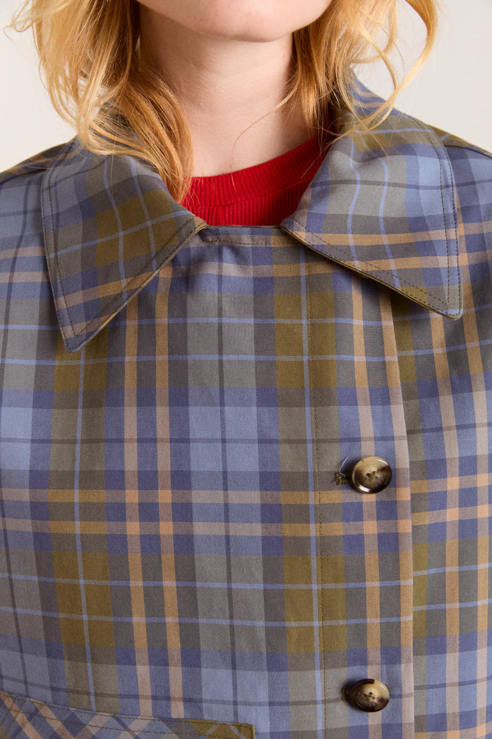JERRY CROP TRENCH COAT