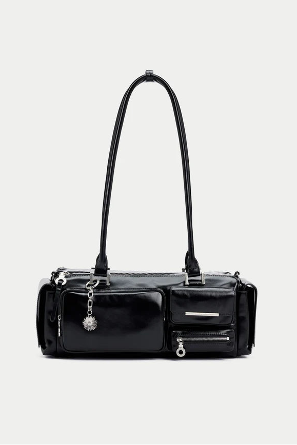 Aest Studio Capture Multipocket handbag black leather | Pipe and Row