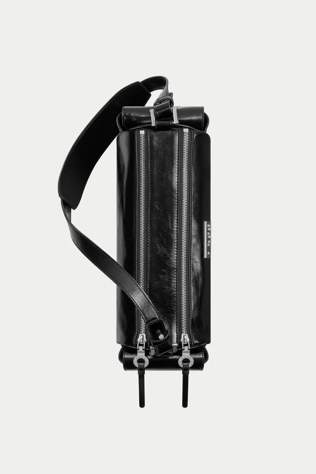 Aest Studio capture medium sling handbag purse camera bag black leather | Pipe and Row Seattle boutique