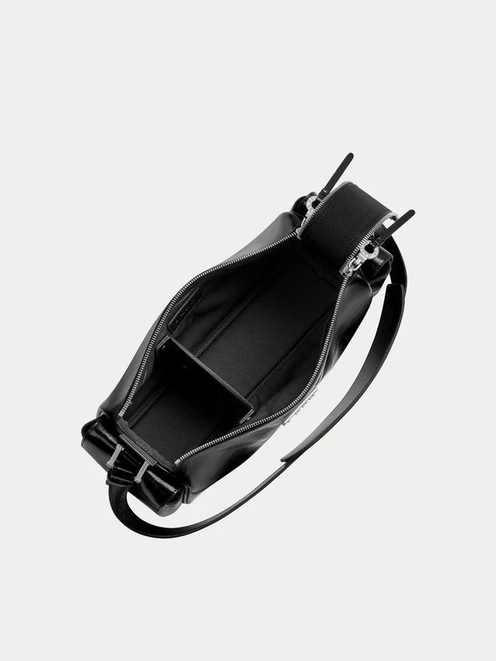 Aest Studio capture medium sling handbag purse camera bag black leather | Pipe and Row Seattle boutique