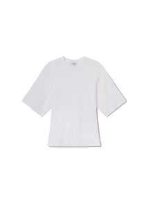 Agolde Storey Tee t-shirt short sleeve fitted waist white | Pipe and Row