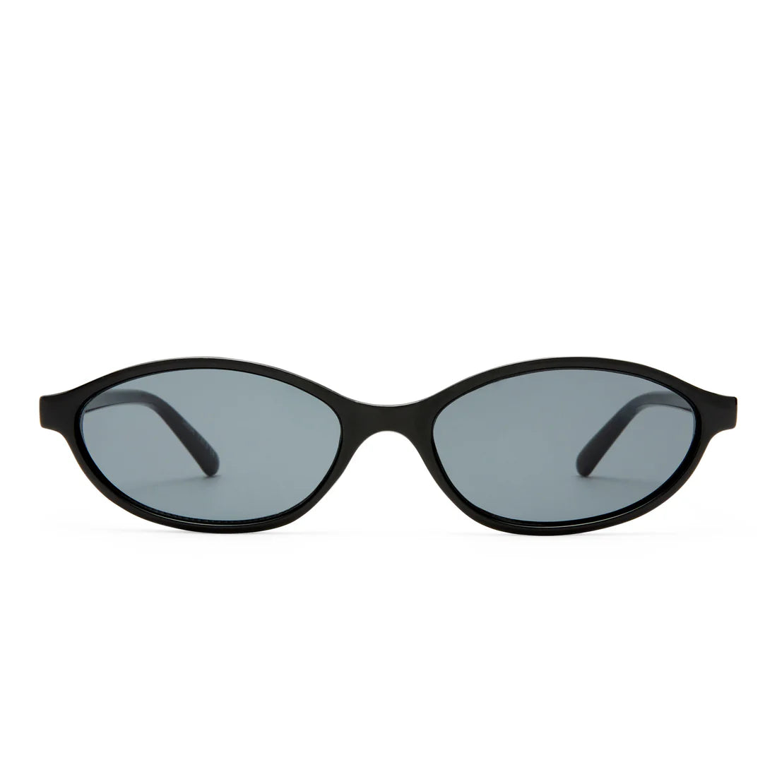 Aire Sleek slimline micro oval silhouette black sunglasses | Pipe and Row Seattle