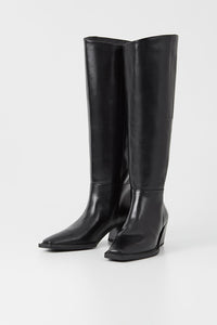 Vagabond Alina tall knee high boot black leather PIPE AND ROW
