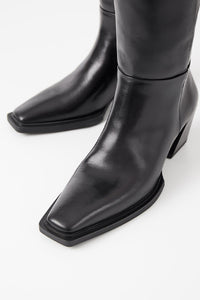 Vagabond Alina tall knee high boot black leather PIPE AND ROW