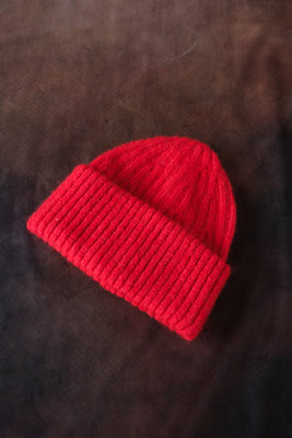 American Vintage East hat beanie pepper red | Pipe and Row