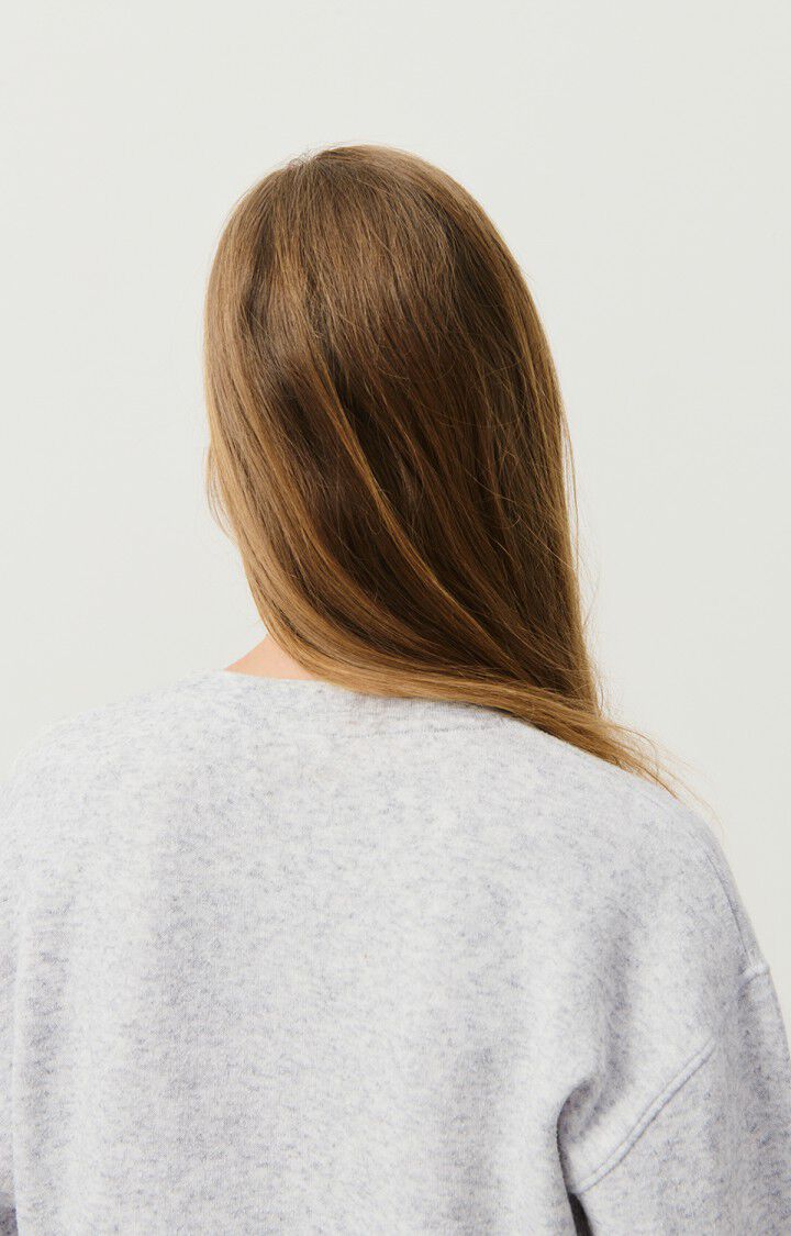 American Vintage crewneck Evona sweatshirt light grey ultra soft EVO03AE25 | Pipe and Row