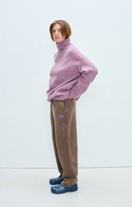 American Vintage relaxed Plizzy sweatpants vintage chestnut brown | Pipe and Row