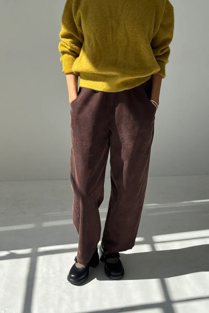 CORDUROY ARC PANTS