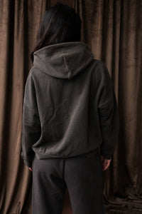 Asher Rosie zip hoodie brown chocolate sweatshirt | Pipe and Row Seattle 