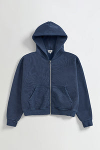 Asher Rosie zip hoodie sweatshirt cadet blue navy | Pipe and Row Seattle 