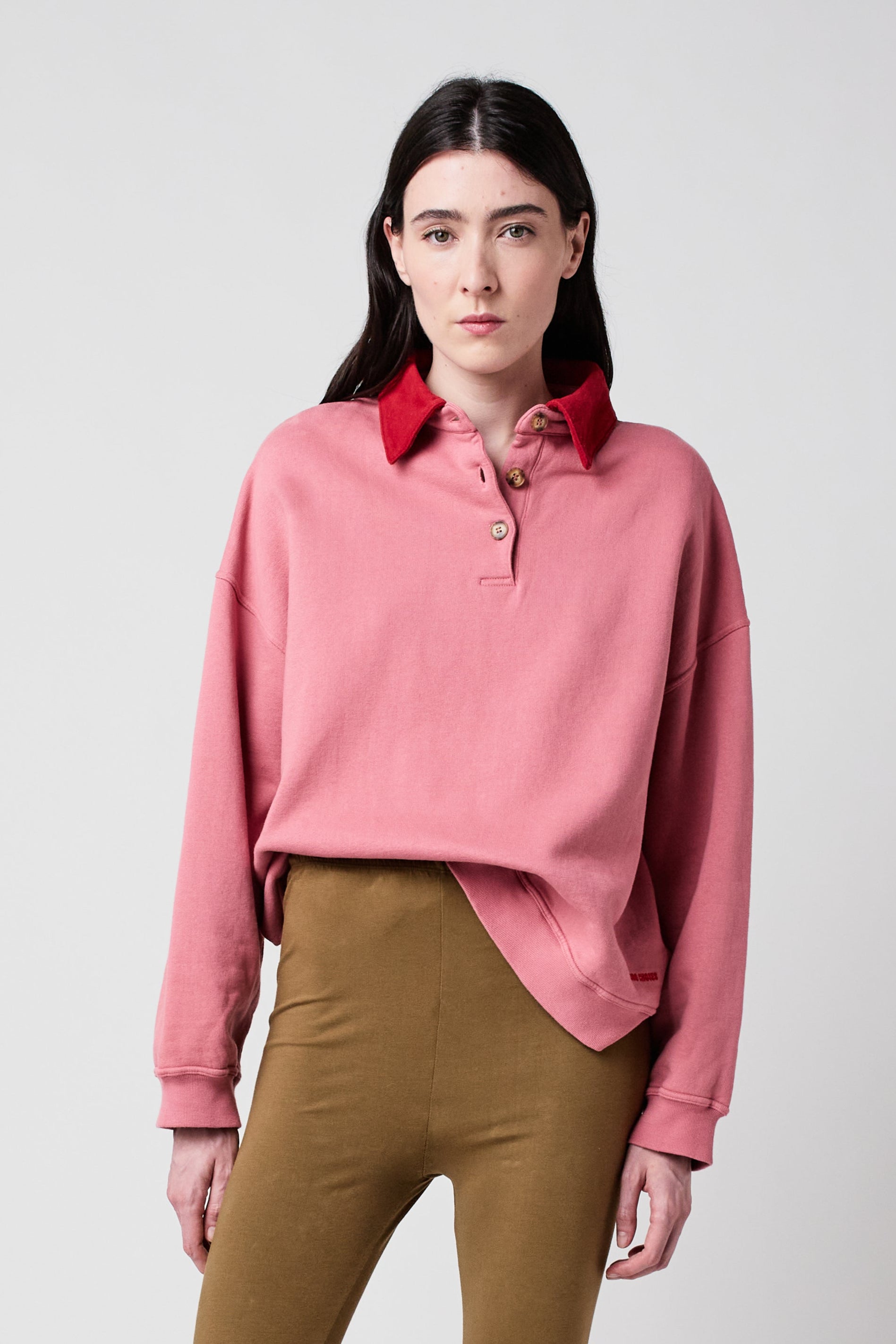 COLOR BLOCK OVERSIZE SWEATSHIRT
