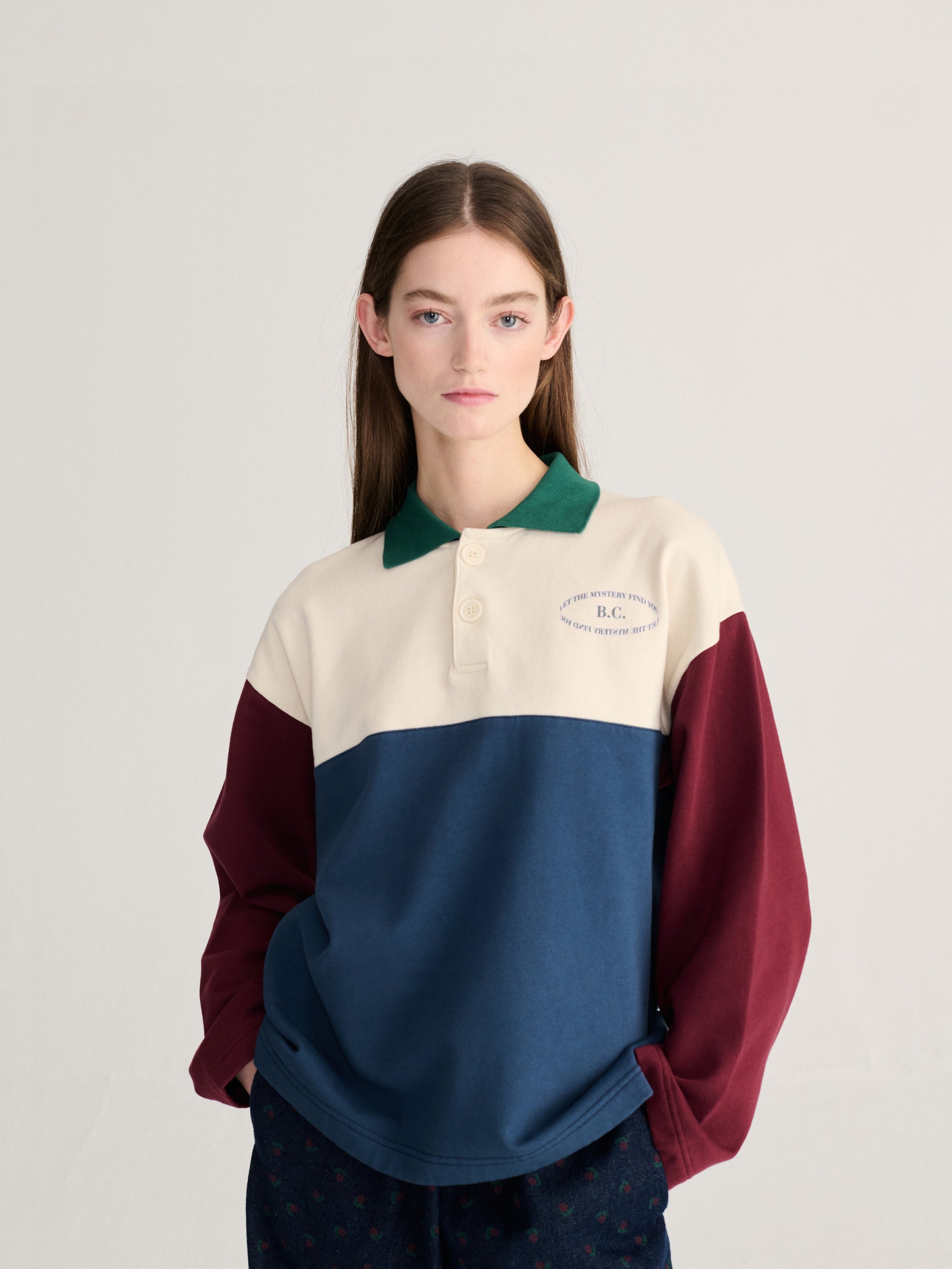 MYSTERY BC POLO SWEATSHIRT
