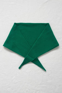 Le Bon Shoppe cashmere bandana scarf kercheif kelly green | Pipe and Row Seattle