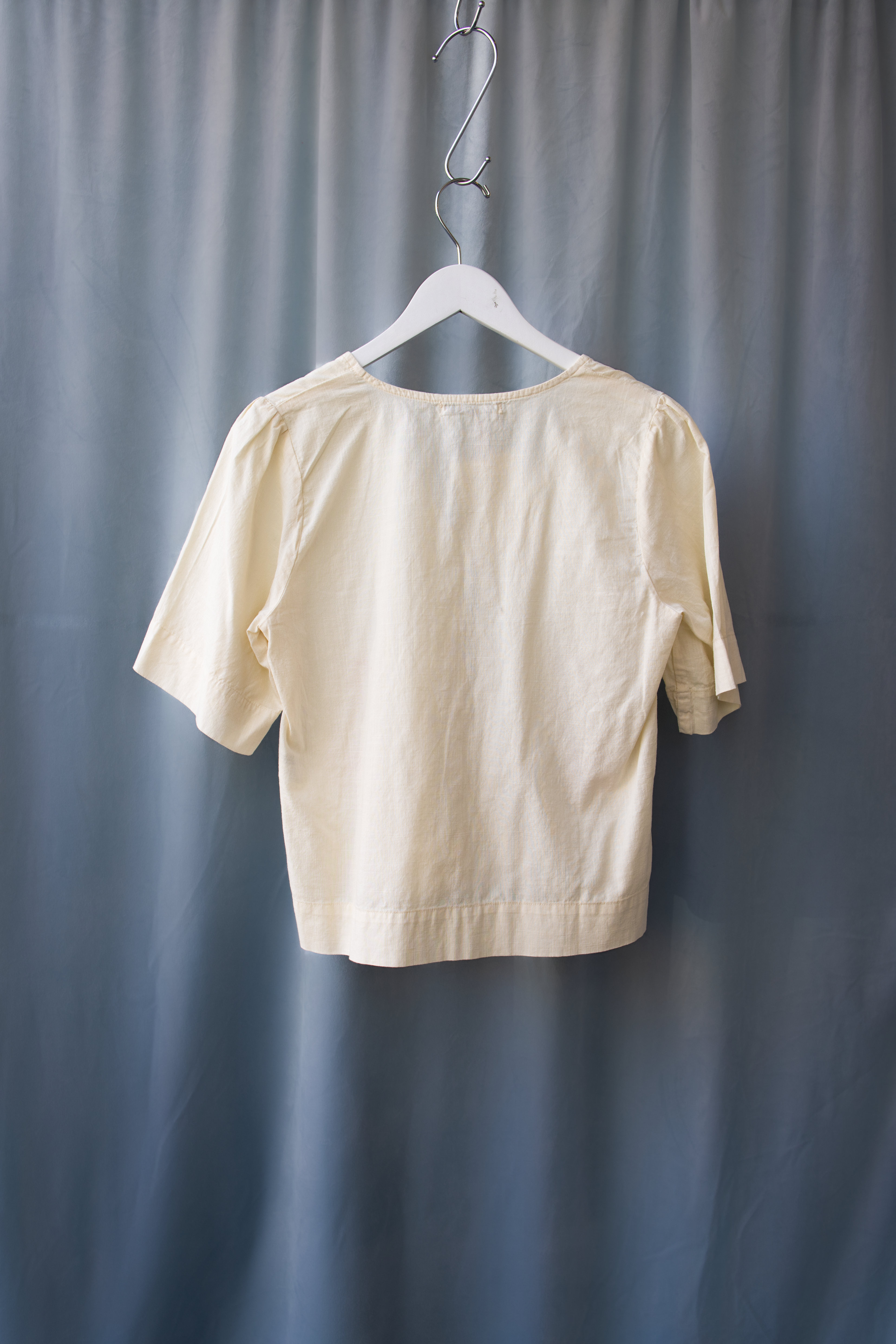 Bobo Choses embroidery tied blouse off white duck print B126AD026 PIPE AND ROW