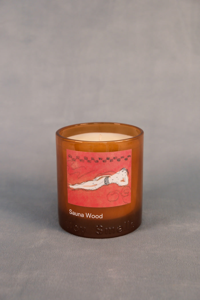Boy Smells Sauna Wood candle clary sage patchouli labdanum sandalwood palo santo | Pipe and Row