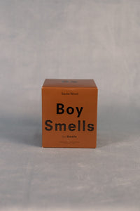 Boy Smells Sauna Wood candle clary sage patchouli labdanum sandalwood palo santo | Pipe and Row