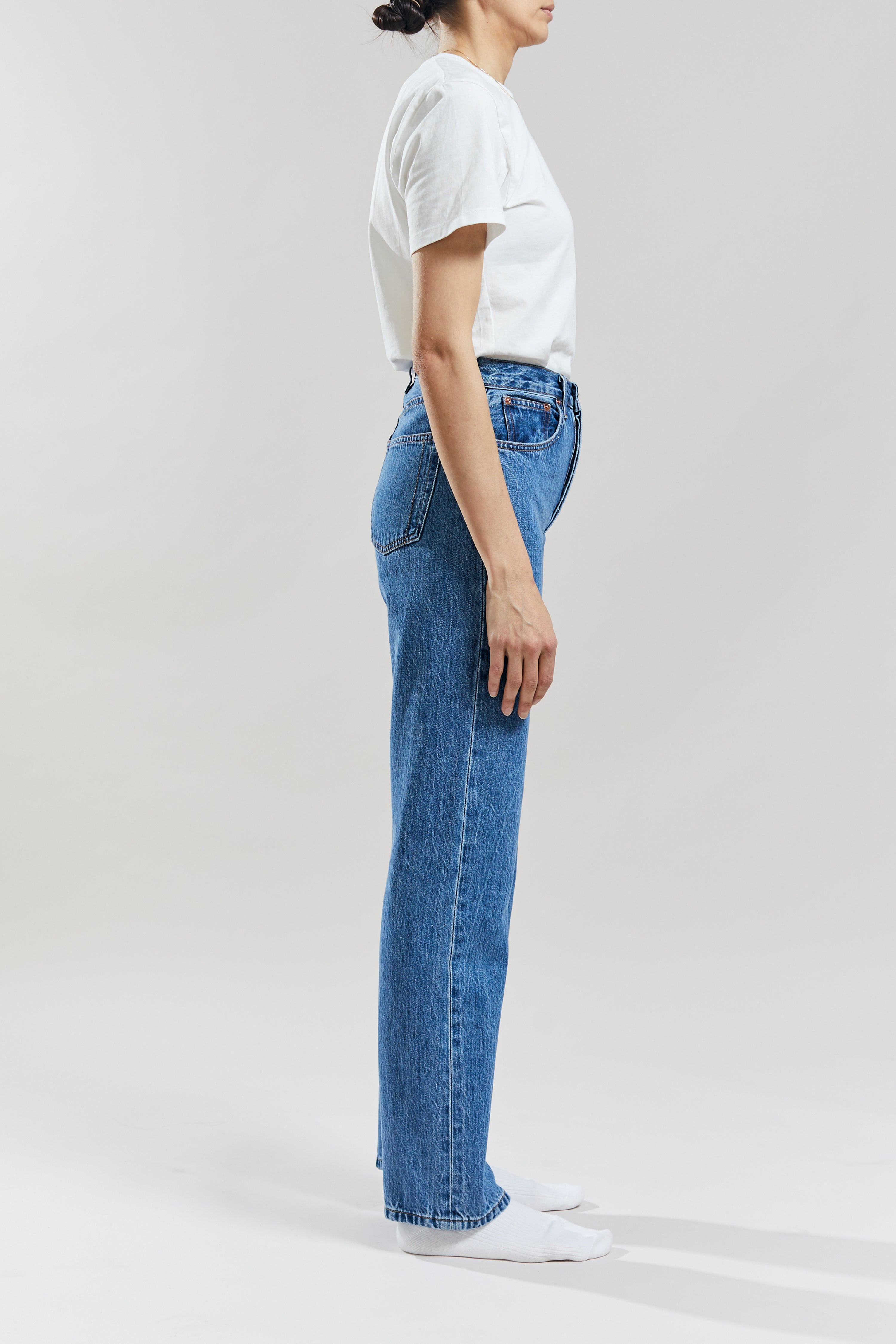 Still here Childhood jean Classic Blue straight leg denim | Pipe and ...