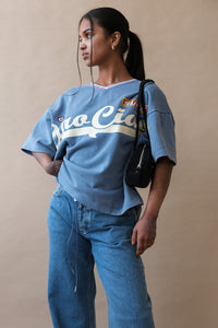 Ciao Ciao Enzo sport jersey vintage-inspired patches oversized  | Pipe and Row
