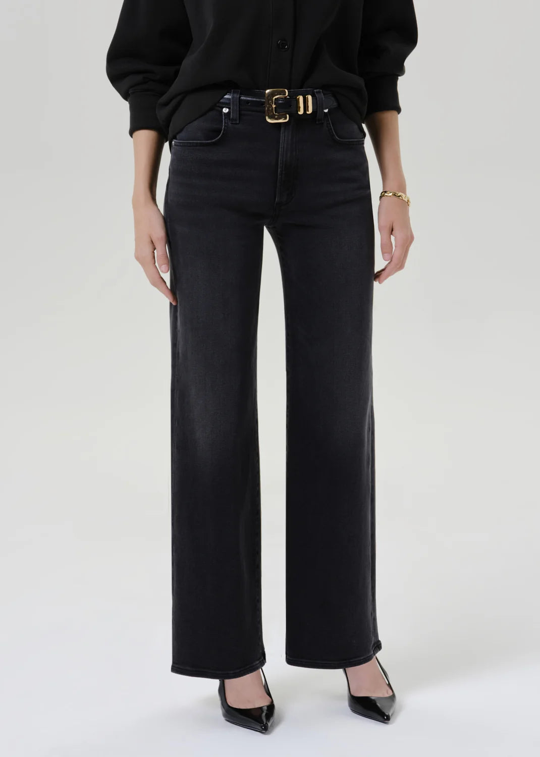 Citizens of Humanity Annina jeans nubulae deep black wash | Pipe and Row