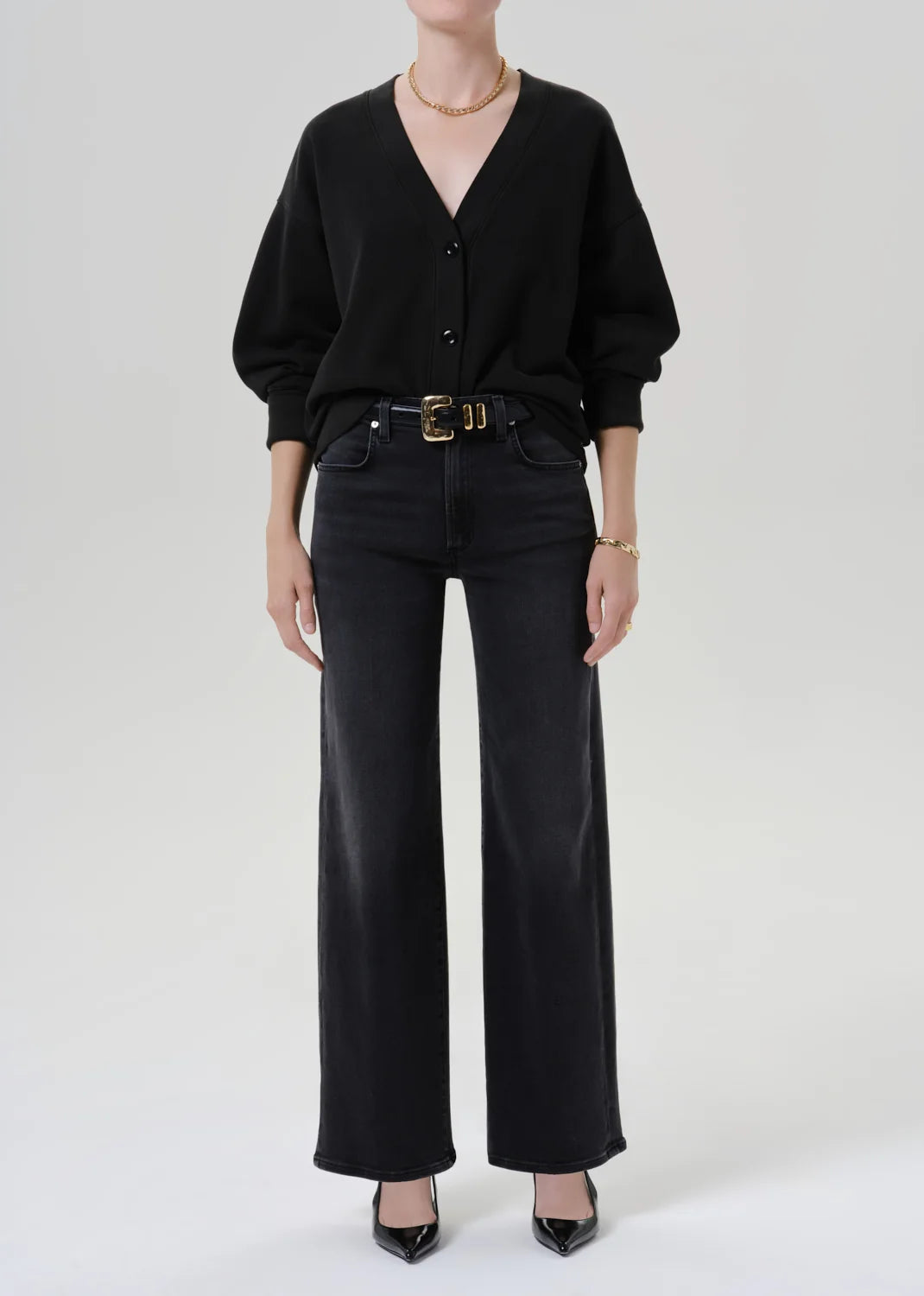 Citizens of Humanity Annina jeans nubulae deep black wash | Pipe and Row