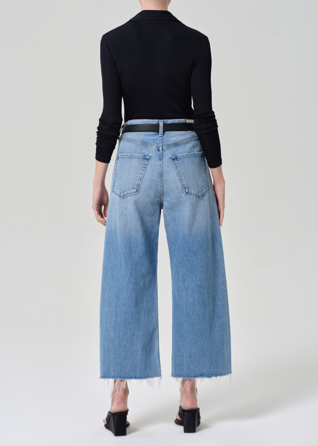 Citizens of Humanity cropped Ayla raw hem light medium honour wash | Pipe and Row