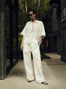 Citizens of Hummanity Aurora pull on pants cream | Pipe and Row