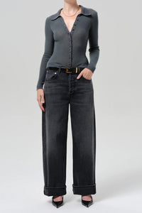 Citizens of Hummanity Ayla jean vintage black denim | Pipe and Row