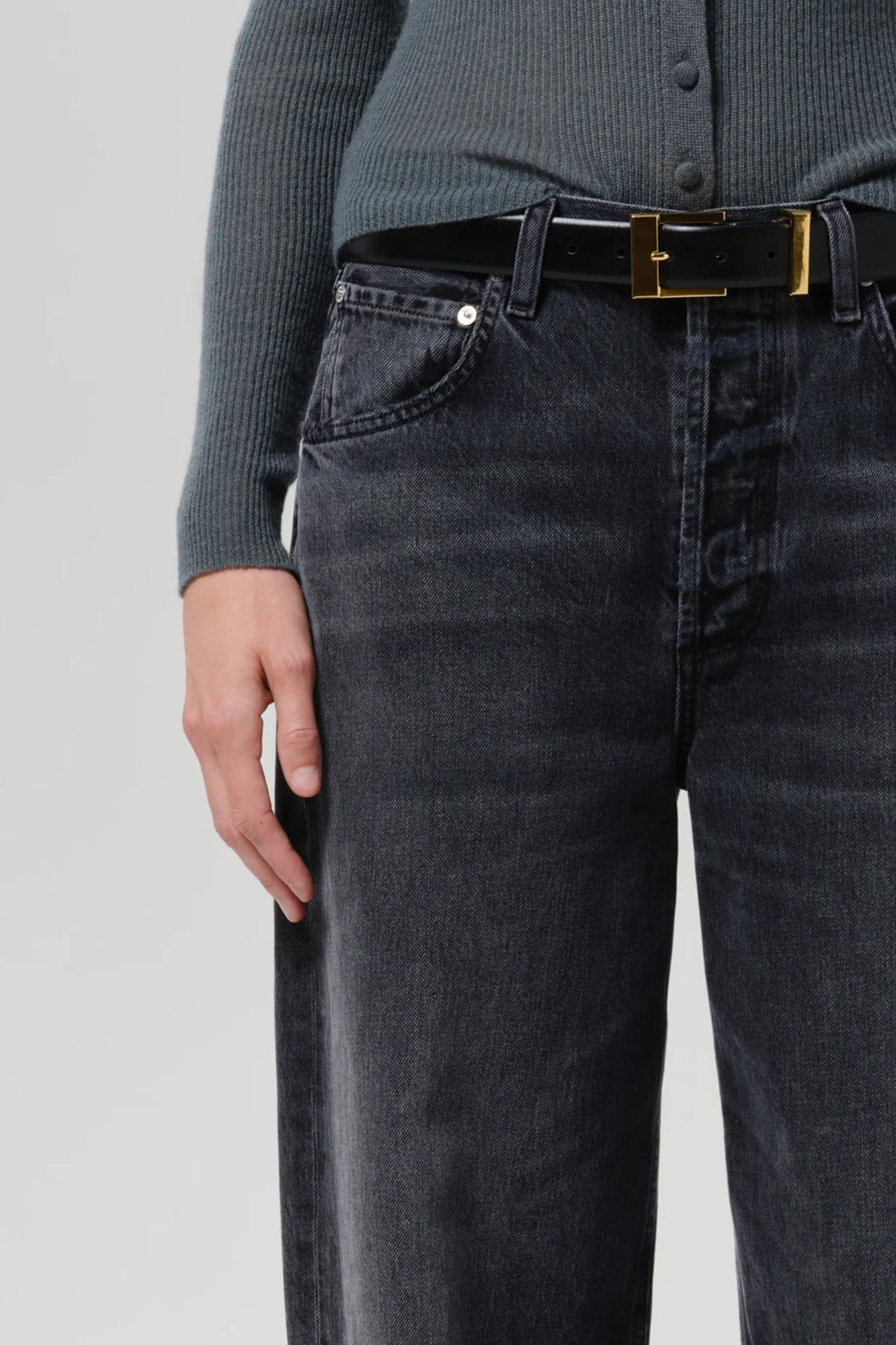 Citizens of Hummanity Ayla jean vintage black denim | Pipe and Row
