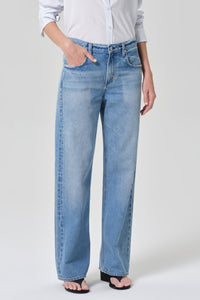 Citizens of Hummanity Lindz relaxed straight leg low rise jeans cupid | Pipe and Row