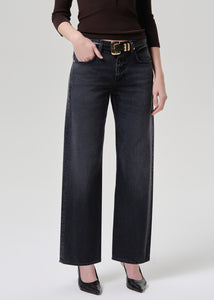 Citizens of Hummanity Lindz relaxed straight leg low rise jeans vintage black | Pipe and Row Seattle