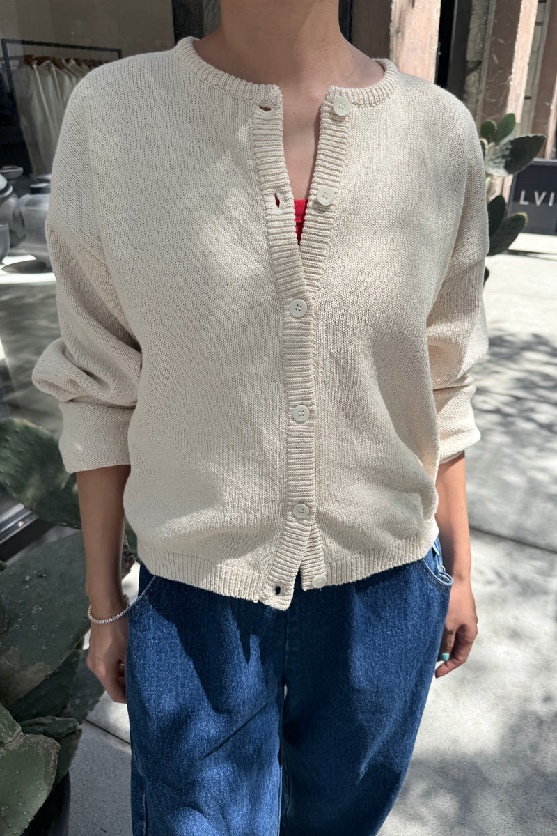 LEILA COTTON CARDIGAN