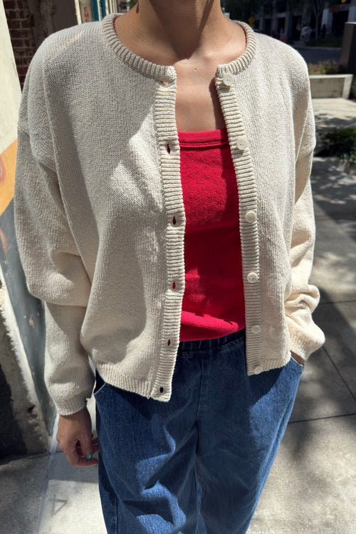 LEILA COTTON CARDIGAN
