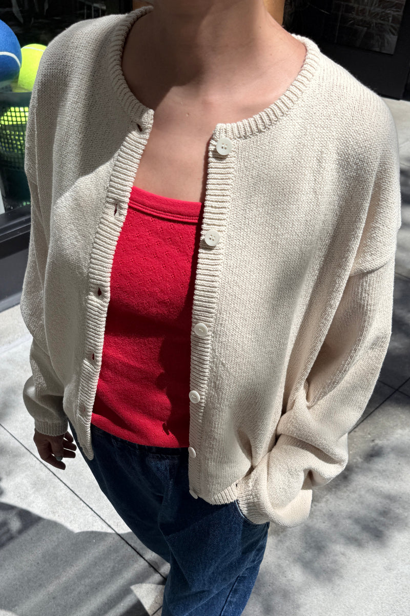 LEILA COTTON CARDIGAN