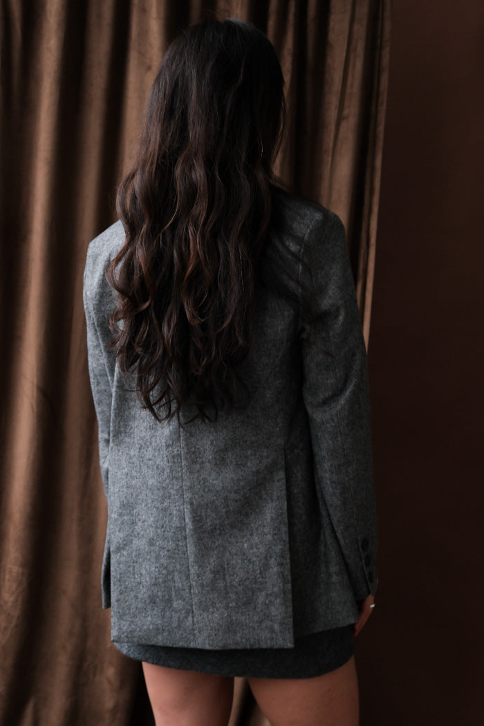 WOOL BLEND OVERSIZED JACKET