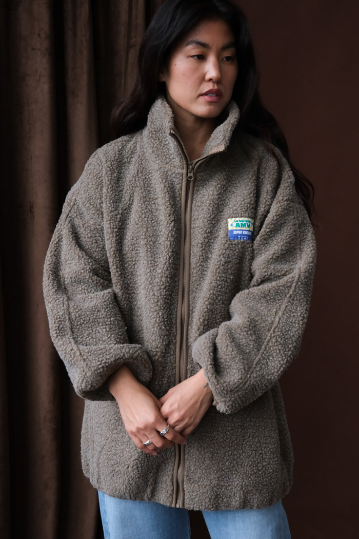 HOKTOWN ZIP UP FLEECE LONG