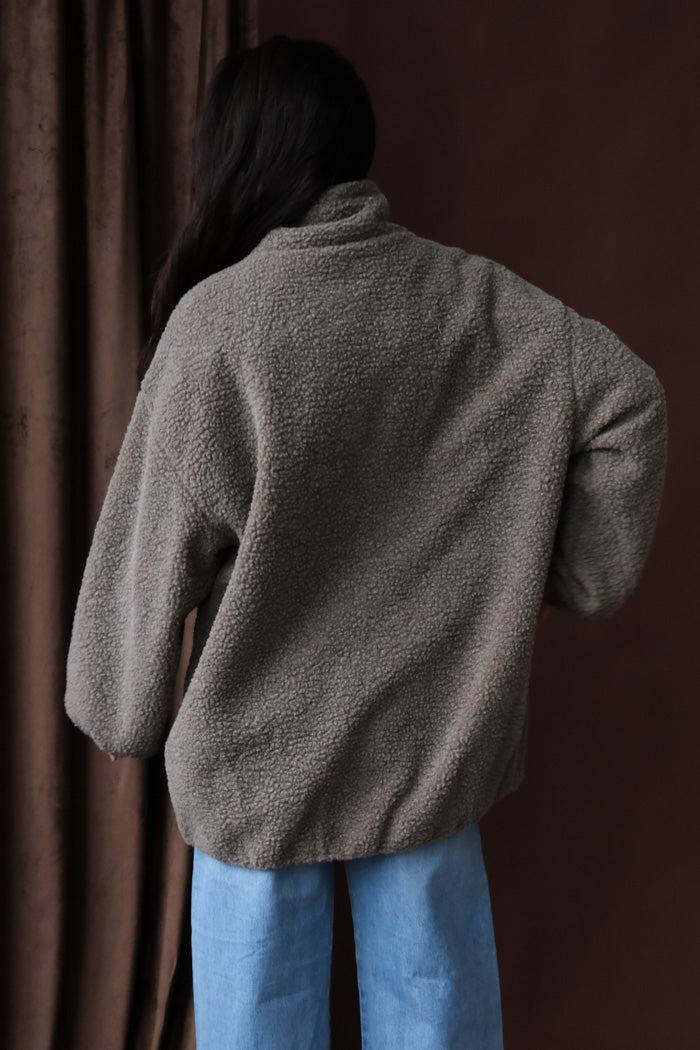 HOKTOWN ZIP UP FLEECE LONG