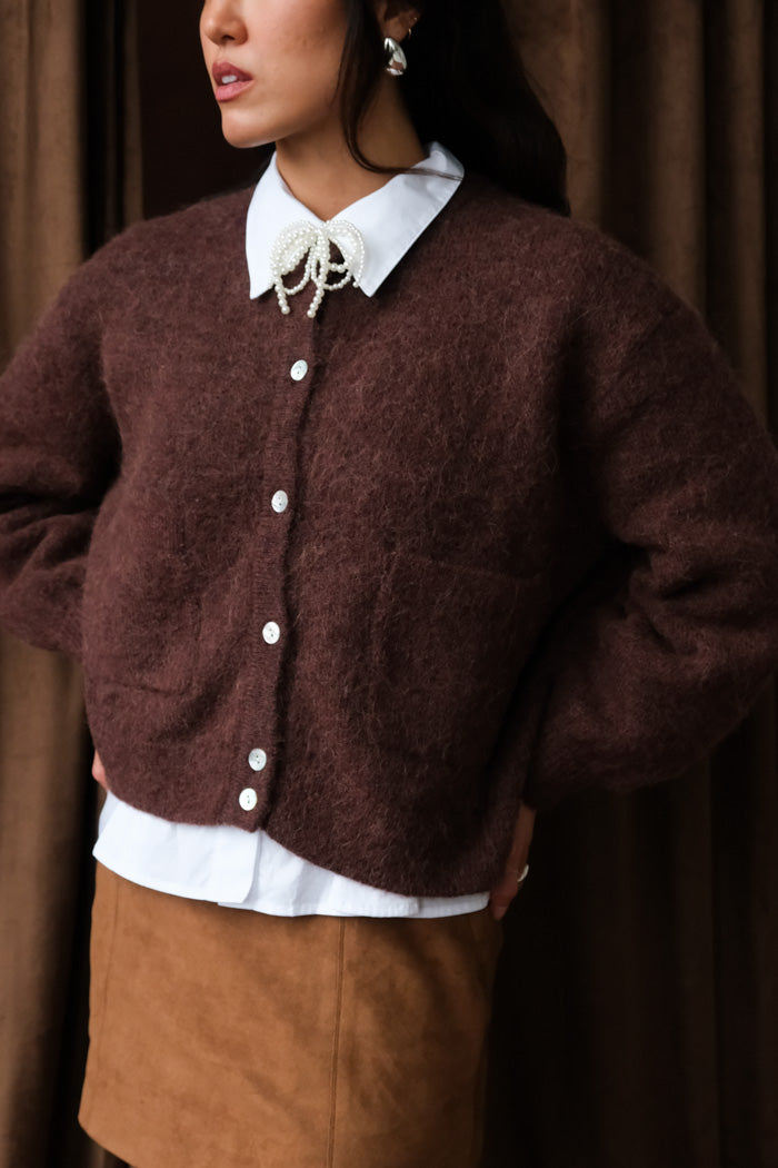 AMELIE ALPACA CARDIGAN