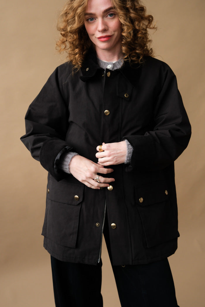 WAXED COTTON HUNTING JACKET