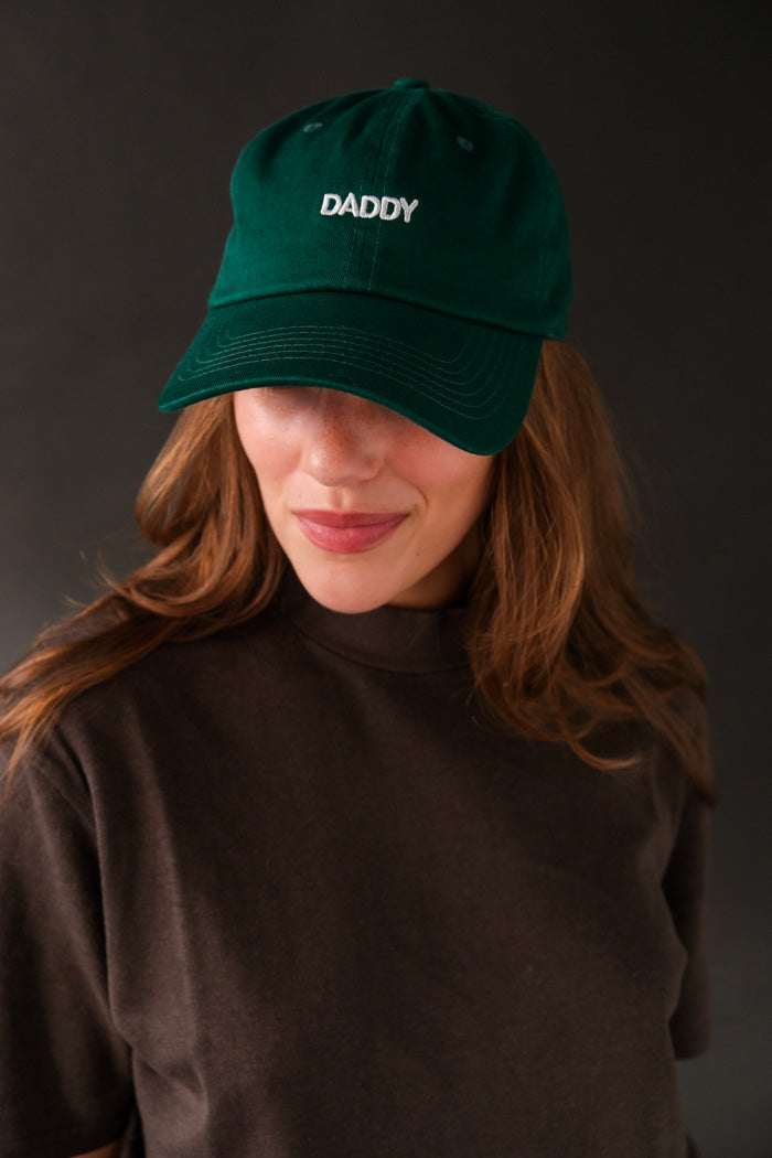 Daddy Intentionally Blank dad hat green | pipe and row boutique seattle