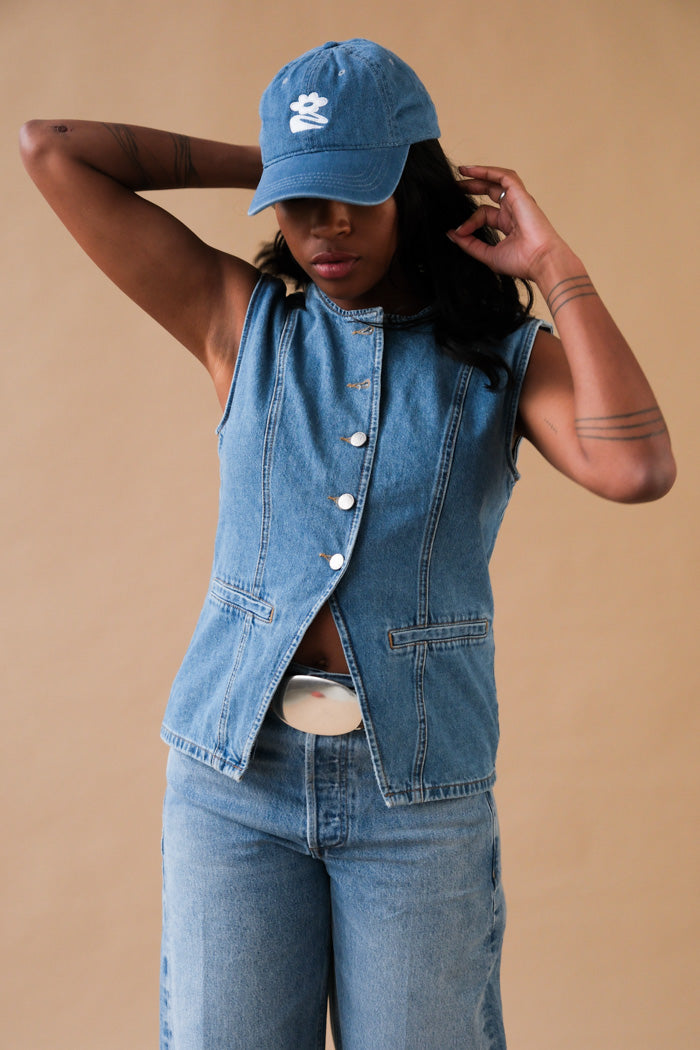 KENZIE DENIM WAISTCOAT