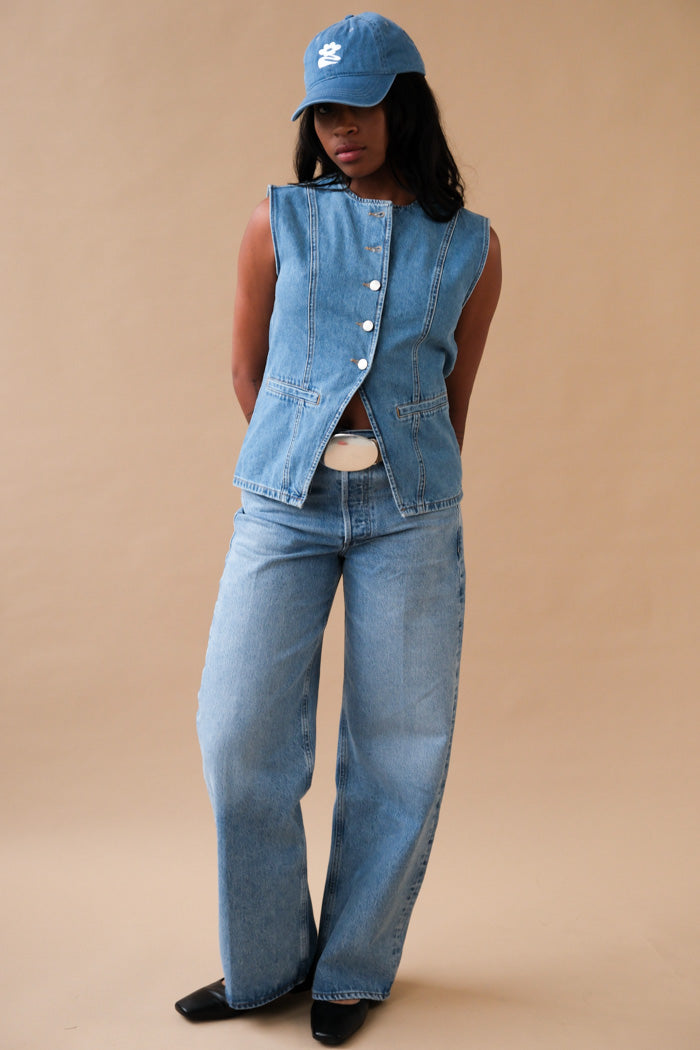 KENZIE DENIM WAISTCOAT