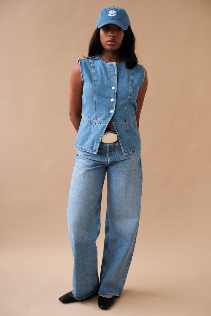 KENZIE DENIM WAISTCOAT