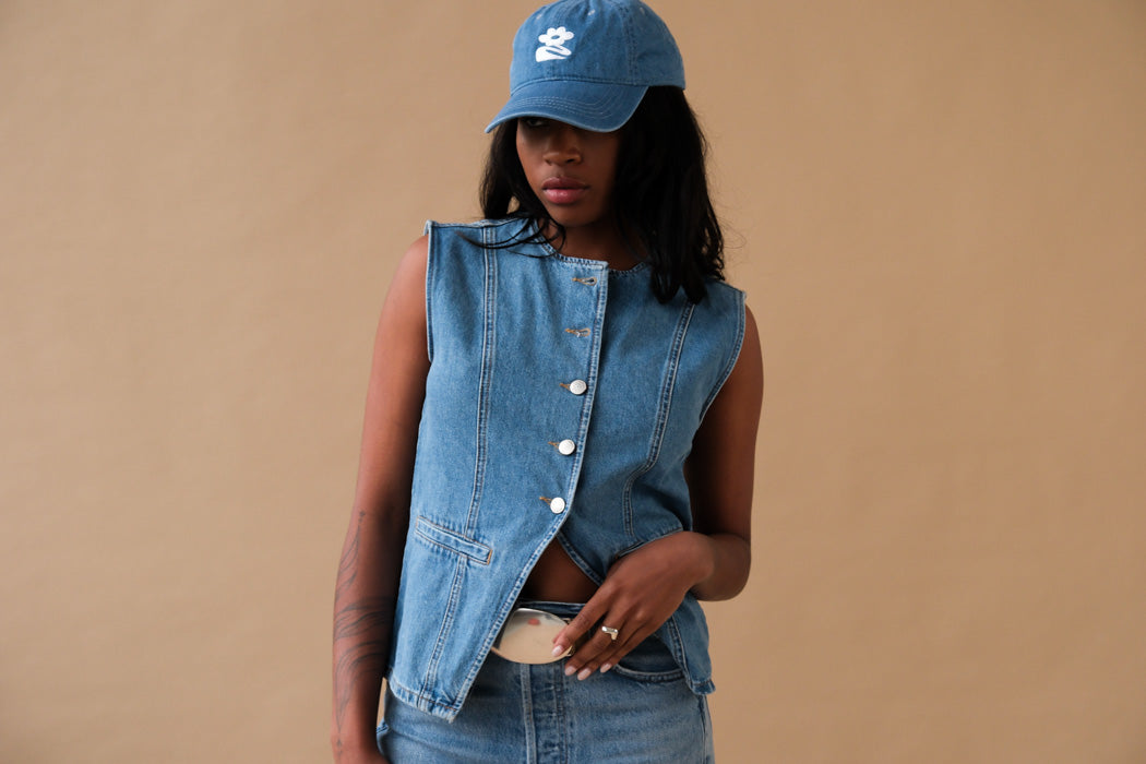 KENZIE DENIM WAISTCOAT