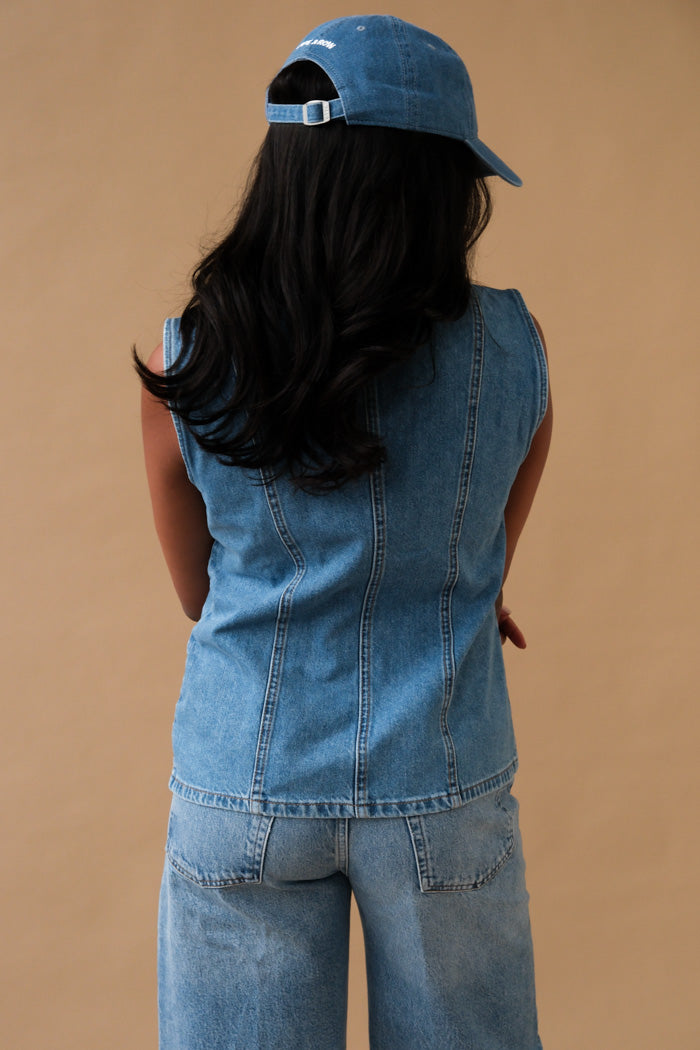 KENZIE DENIM WAISTCOAT